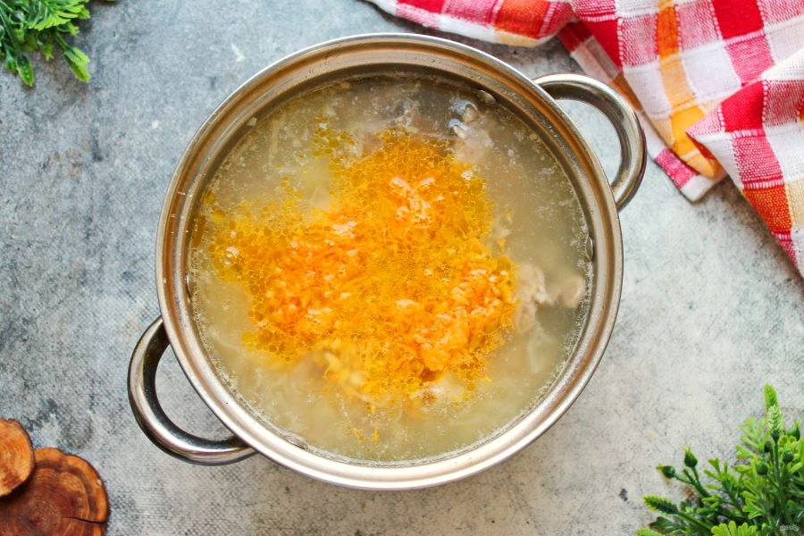 Шаг 9: Щис к и слой капустой и мясом