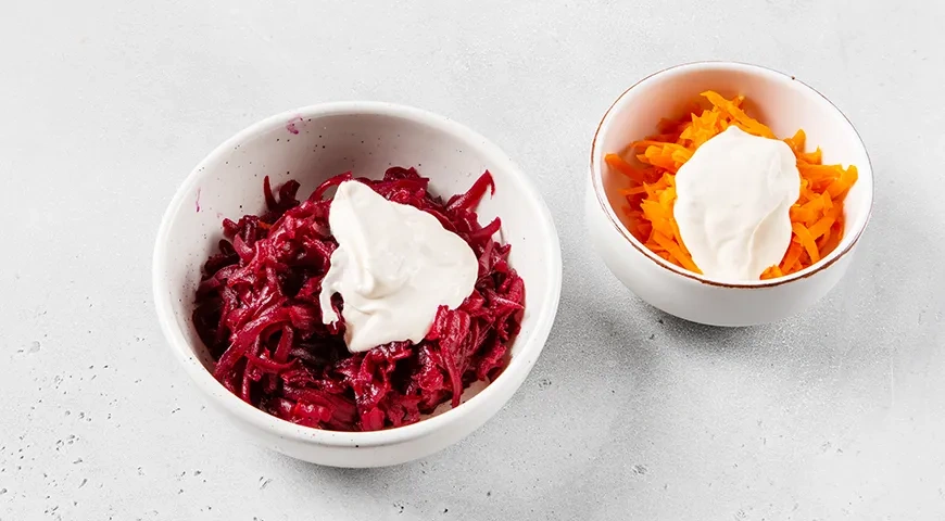 Селедка под шубой с зеленым горошком: шаг 9