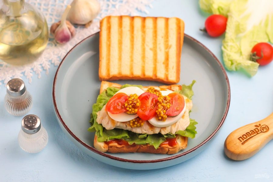 Шаг 9: Сэндвич с индейкой