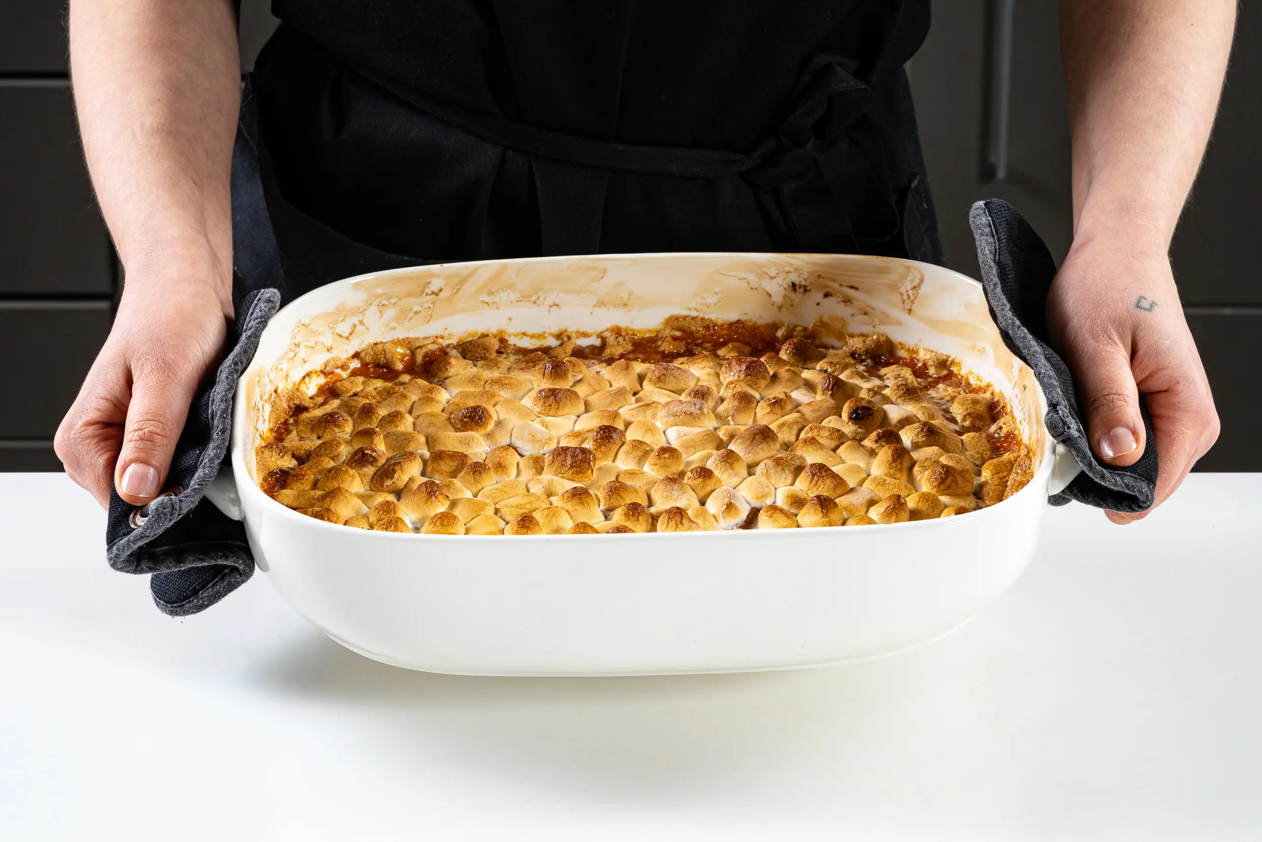 Шаг 9: Сладкая запеканка из батата с маршмеллоу