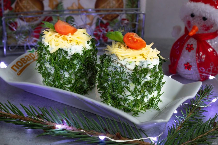 Шаг 9: Слоеная закуска