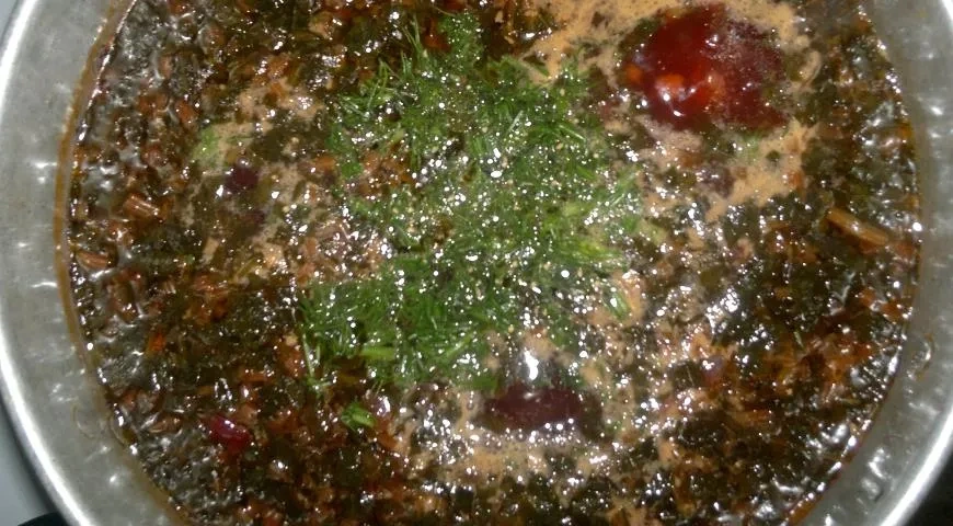 Свекольный суп с щавелем: шаг 9