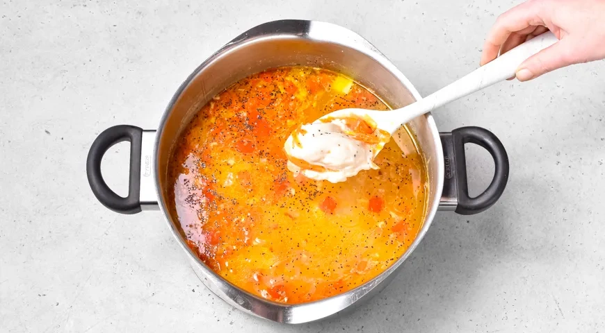 Сырный суп с индейкой: шаг 9