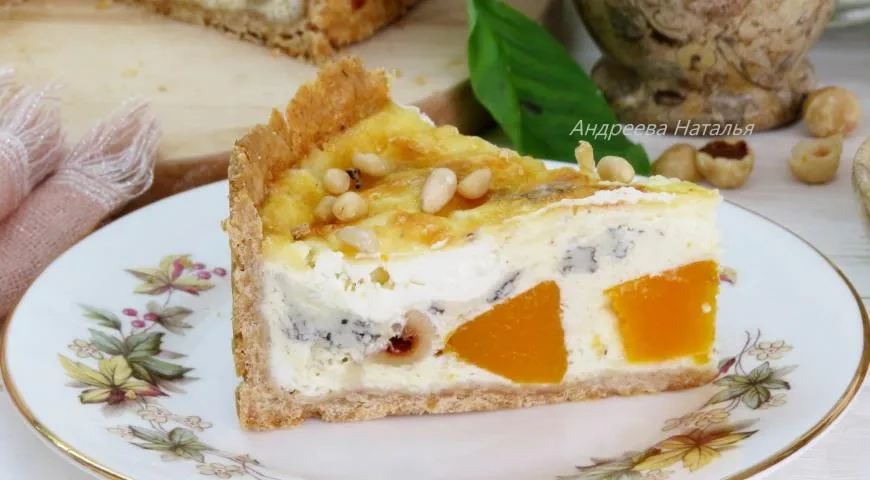 Тарт с тыквой и голубым сыром: шаг 9