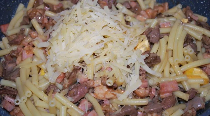 Тимбалло с макаронами: шаг 9