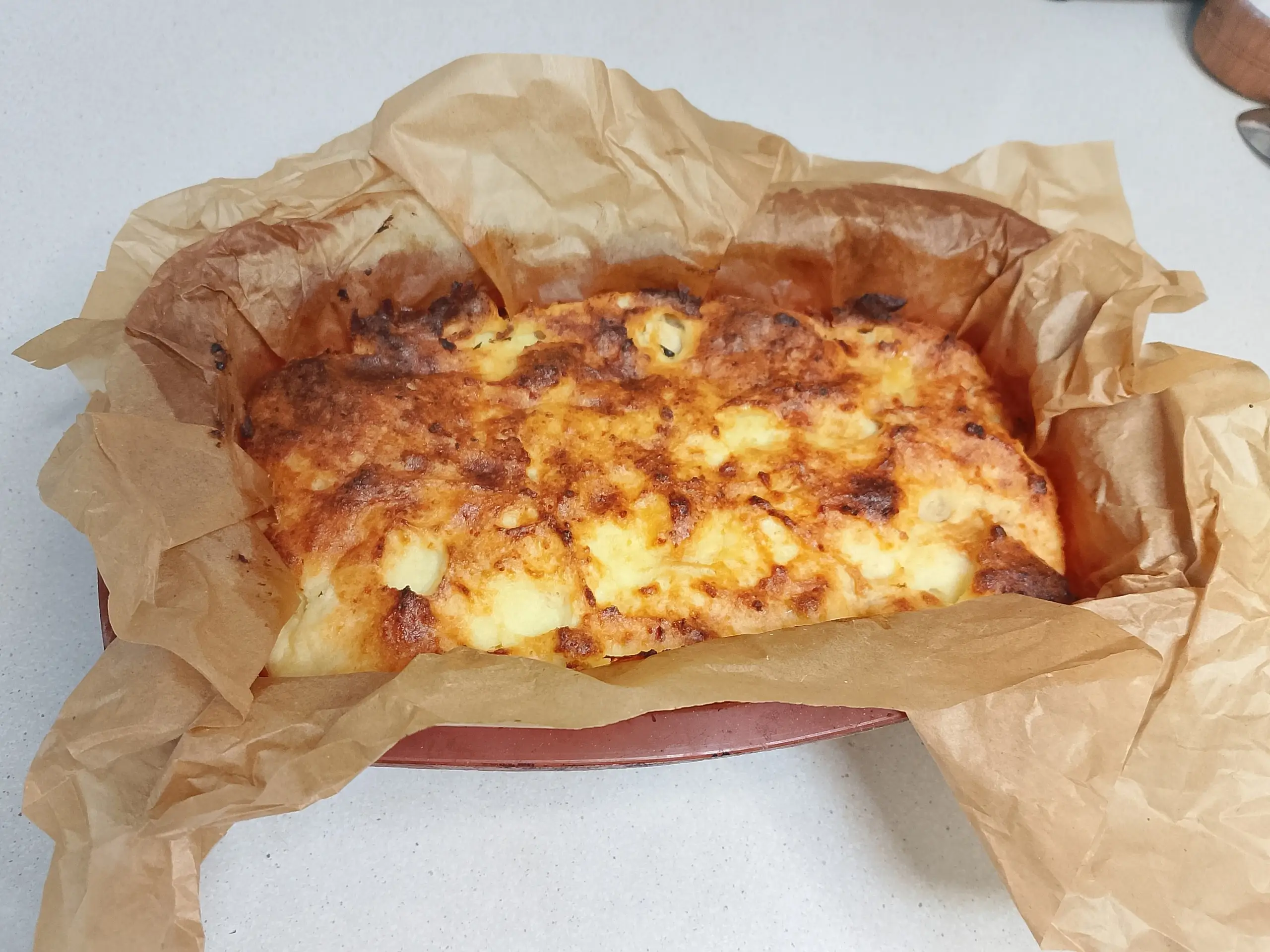 Шаг 9: Творожная запеканка с яблоками