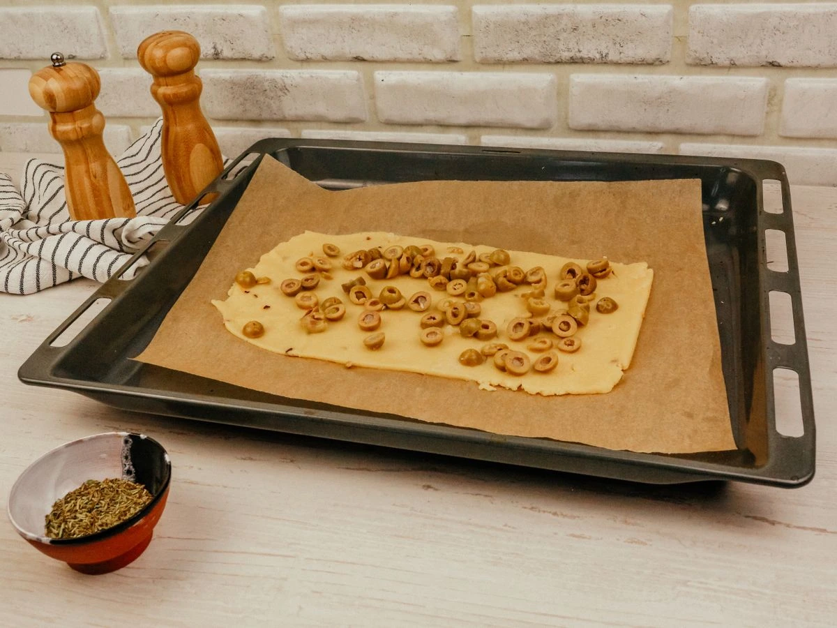 Шаг 9: Запеченные оливки в сырном тесте