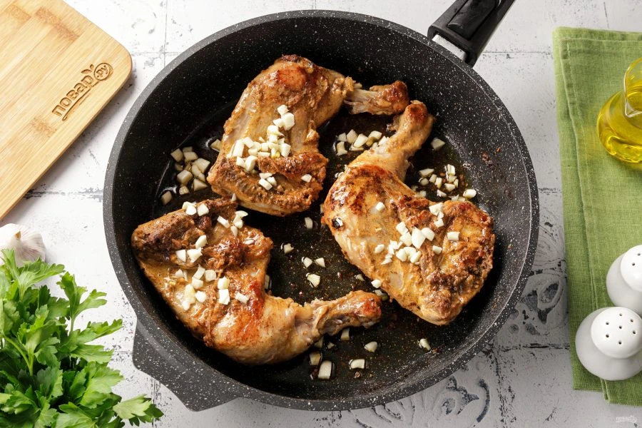 Шаг 9: Жареные куриные ножки